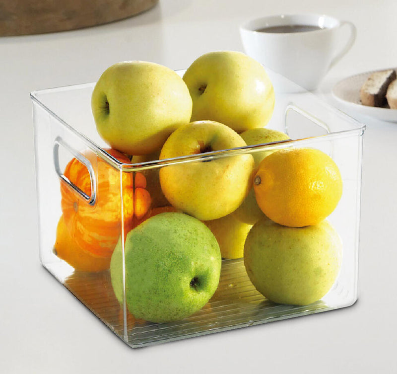 Organizador transparente con fruta