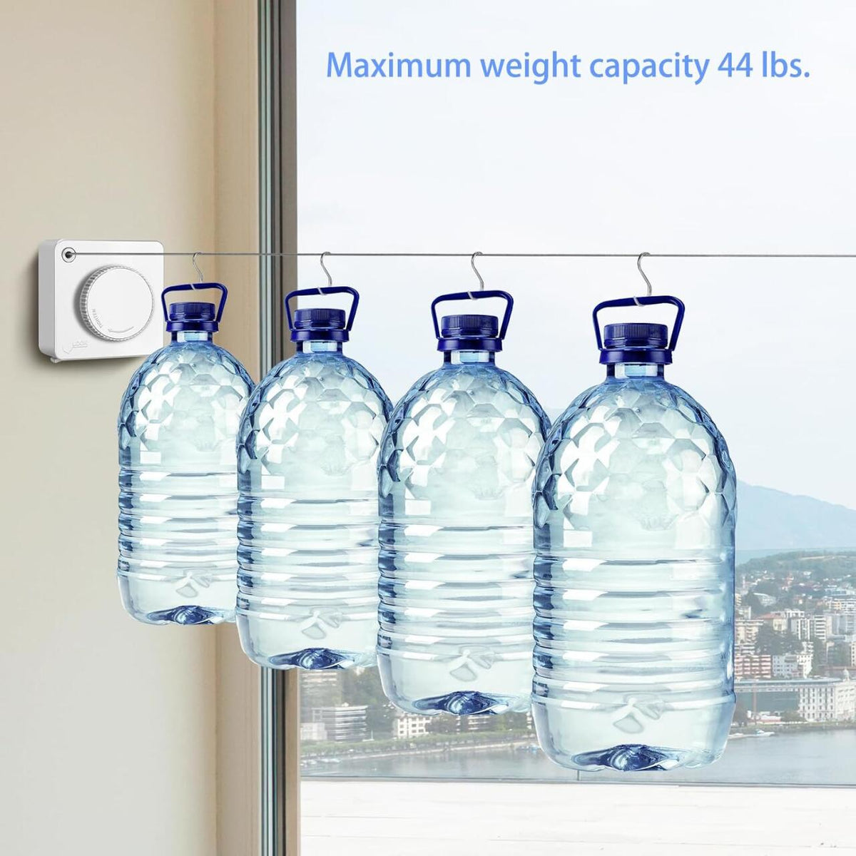 Tendedero Retráctil de Pared · Hasta 20 kg