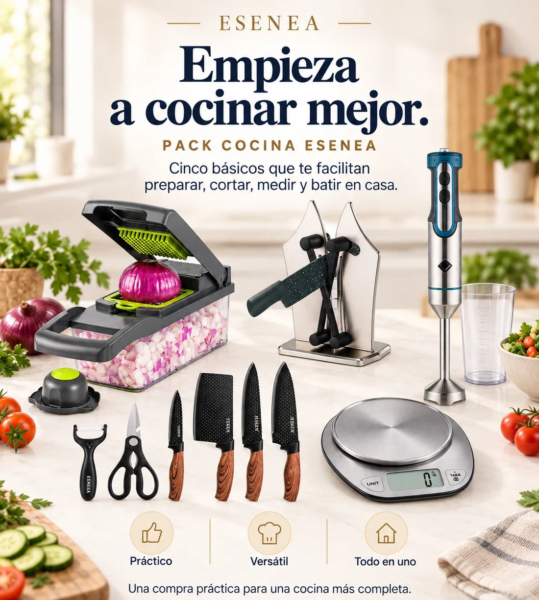 Empieza a cocinar mejor con el Pack Cocina ESENEA